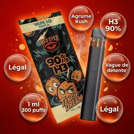 tangie dream H3 indica 90% – Vape 1 ml